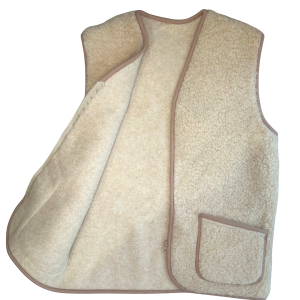 Maison Thuret - Mouwloos vest van 100% wol