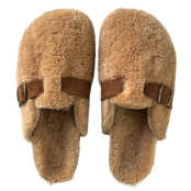 Sabots En Peau De Mouton Curly