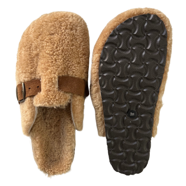 Maison Thuret - Sabots En Peau De Mouton Curly