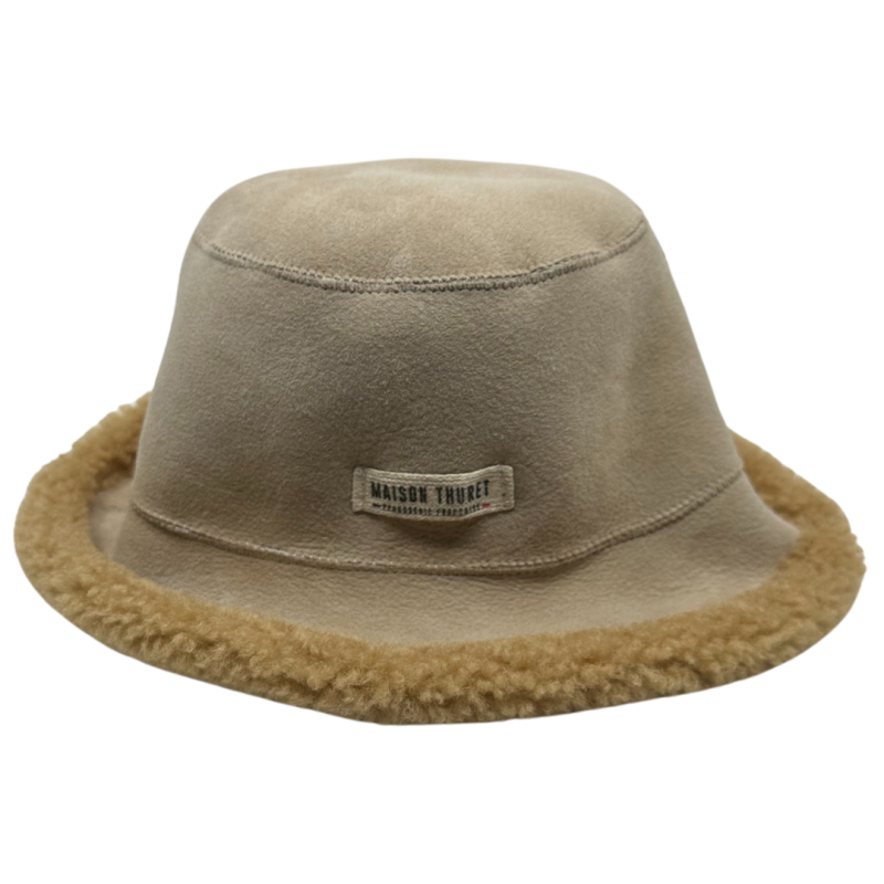 Bob réversible en peau de mouton