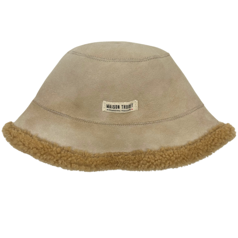 Bob réversible en peau de mouton