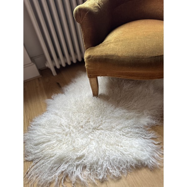 Maison Thuret - Witte Tibetaanse lamsvacht