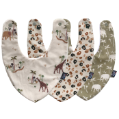 Jungle Bandana slabbetjes set