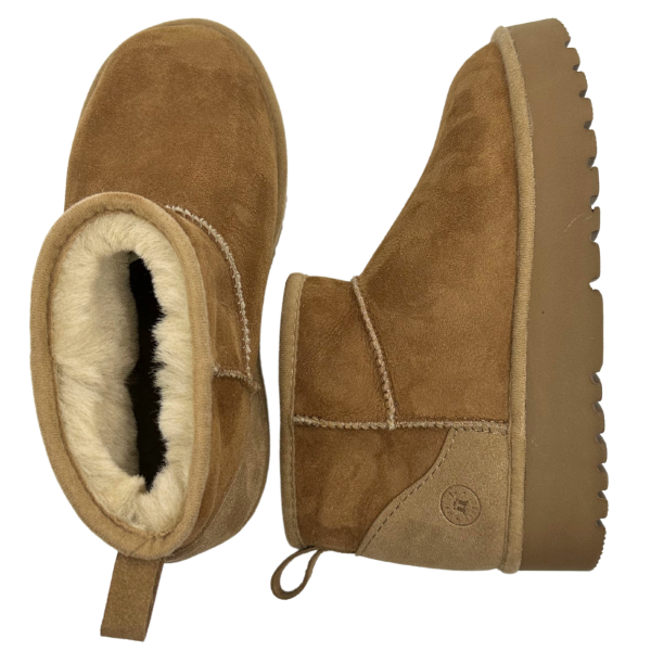 Maison Thuret - Bottines Basses À Plateforme En Peau De Mouton