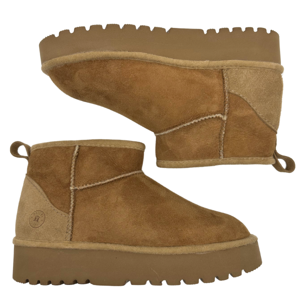 Maison Thuret - Bottines Basses À Plateforme En Peau De Mouton