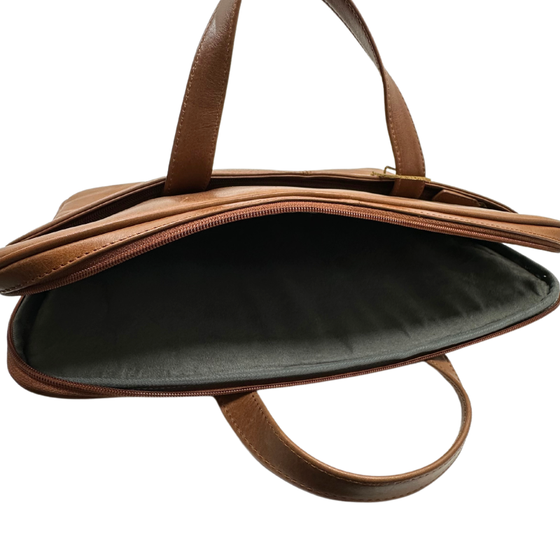 Leren computertas (15 inch)