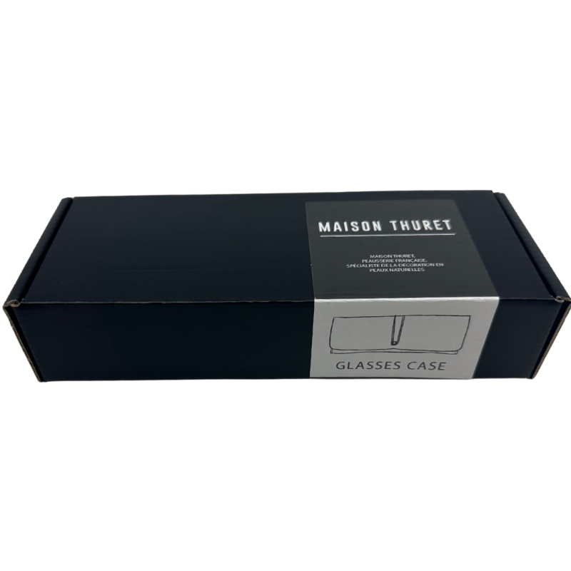 Étui À Lunettes En Cuir Noir