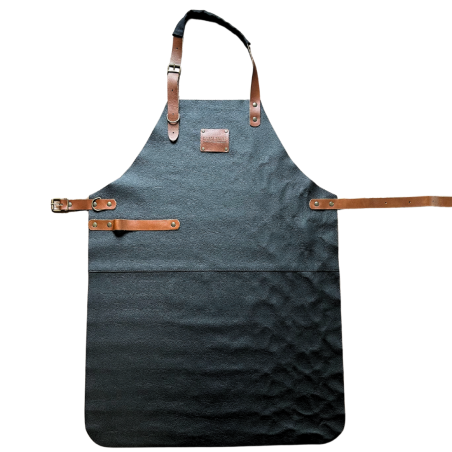 Tablier En Cuir Noir