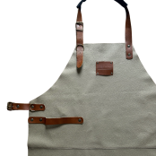 Maison Thuret - Tablier En Cuir Gris