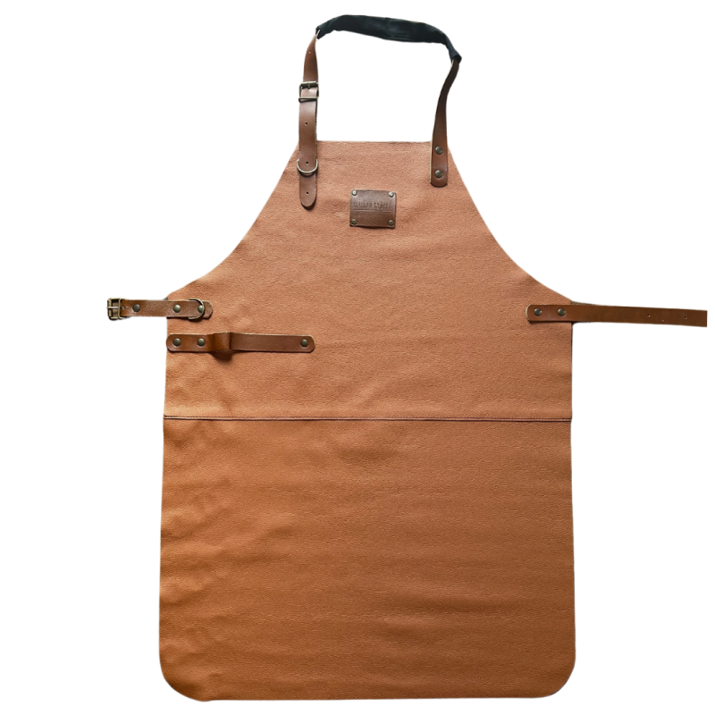 Tablier En Cuir Cognac