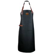 Tablier En Cuir Noir