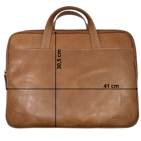 Maison Thuret - Cartable d'Ordinateur En Cuir ( 15 Pouces )