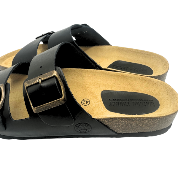 Maison Thuret - Black leather sandals