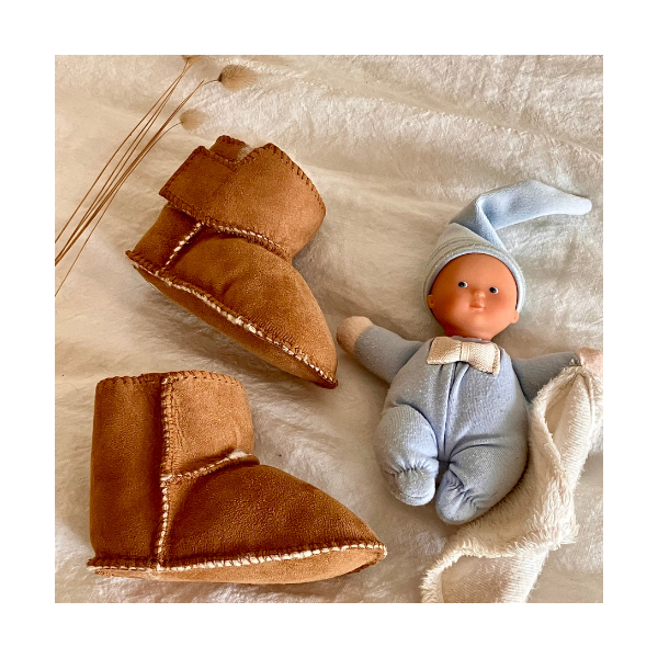 Maison Thuret - Chaussons Bébé En Peau De Mouton