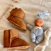 Maison Thuret - Chaussons Bébé En Peau De Mouton