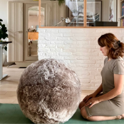 Maison Thuret - Le Siege Ballon Ergonomique En Peau De Mouton - Le LUNA
