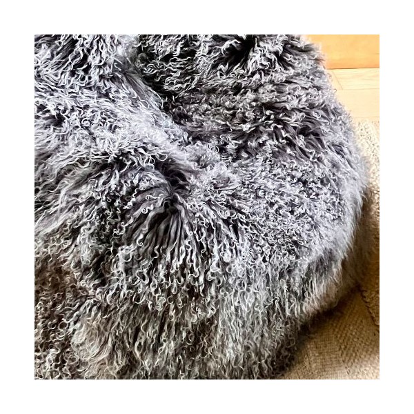Maison Thuret - Pouf En Agneau Du Tibet