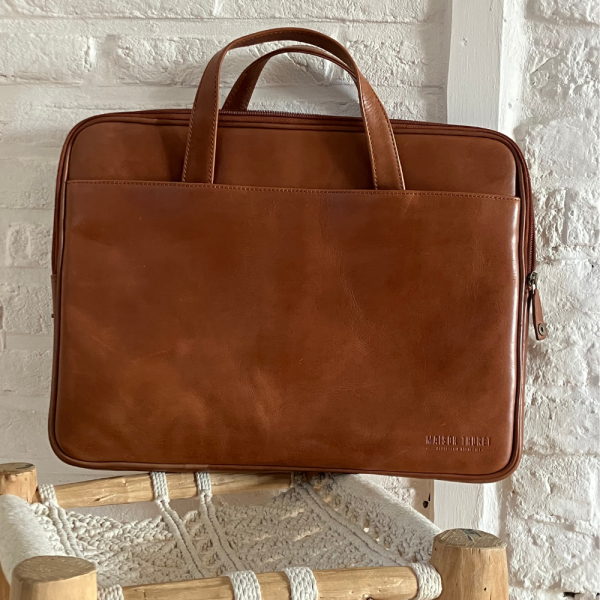 Maison Thuret - Cartable d'Ordinateur En Cuir ( 15 Pouces )