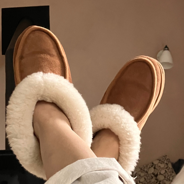 Maison Thuret - Chaussons En Peau De Mouton