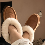 Maison Thuret - Chaussons En Peau De Mouton