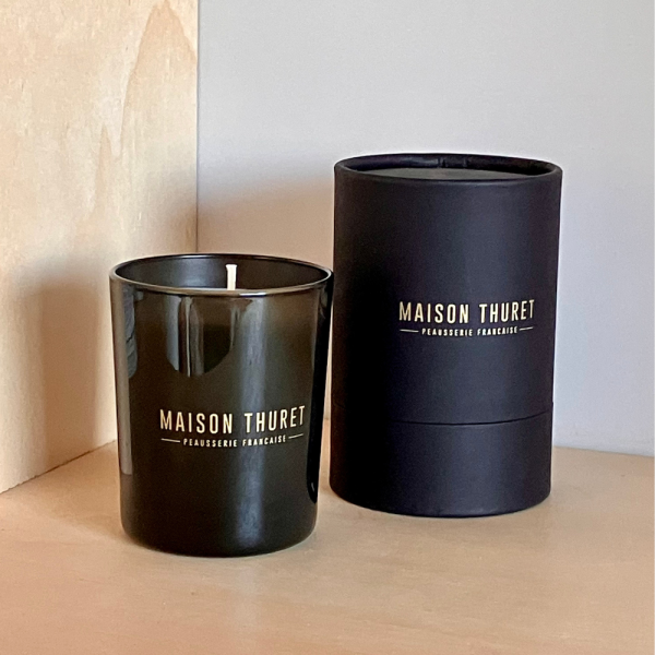 Maison Thuret - Bougie En Verre Vert Olive