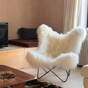 copy of Gray Tibetan Lamb Pouf