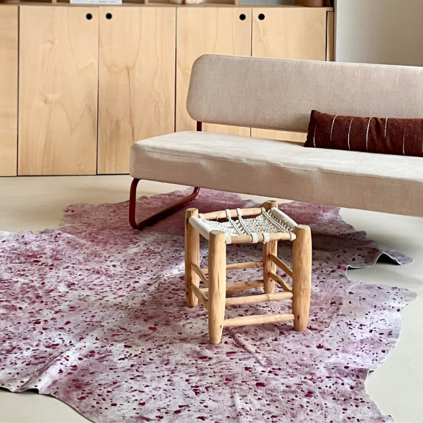 Maison Thuret - copy of Silver Devoured Glittery Cowhide