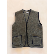 Maison Thuret - Mouwloos vest van 100% wol
