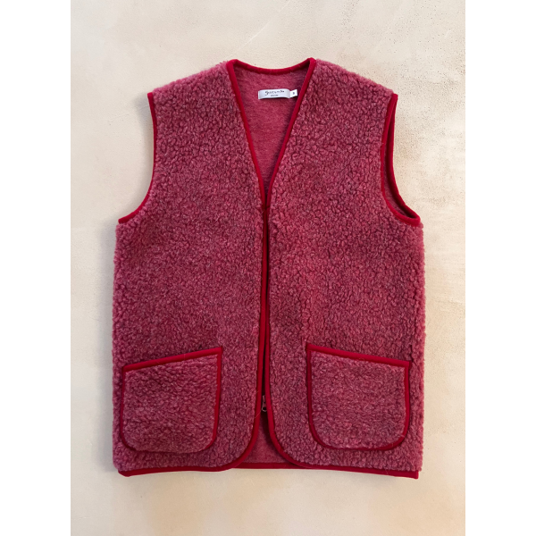 Maison Thuret - Mouwloos vest van 100% wol
