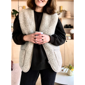 Maison Thuret - Mouwloos vest van 100% wol