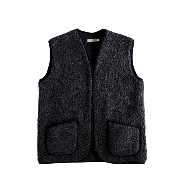 Maison Thuret - Mouwloos vest van 100% wol