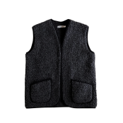 Maison Thuret - Mouwloos vest van 100% wol