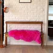 Maison Thuret - Peau De Mouton Rose Fuchsia