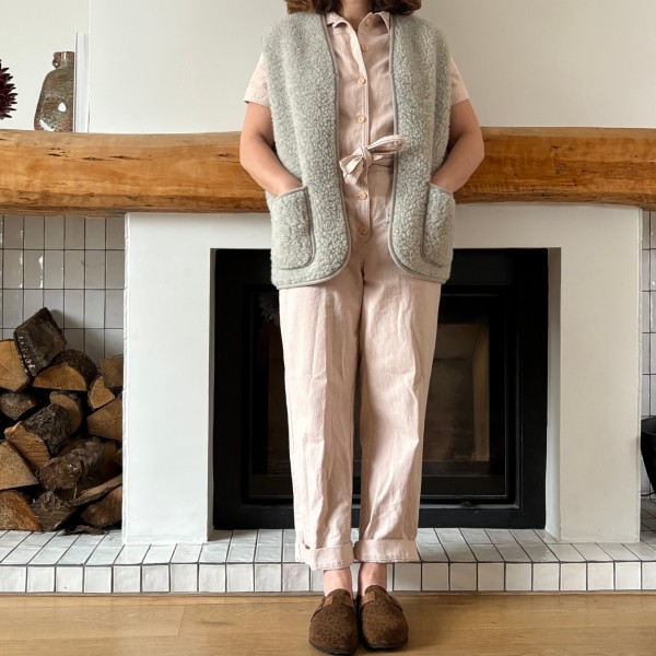 Maison Thuret - Mouwloos vest van 100% wol