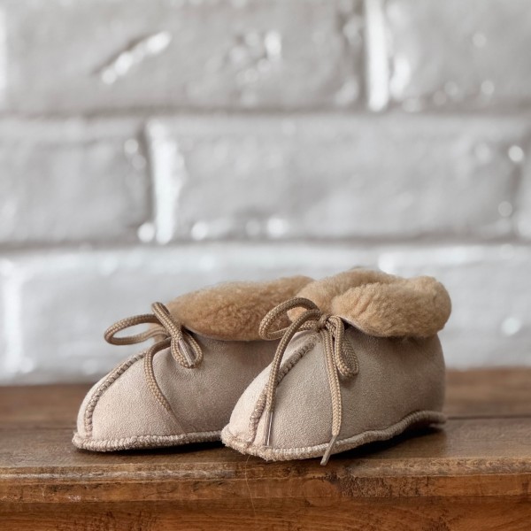 Maison Thuret - copy of Baby pantoffels van schapenvacht