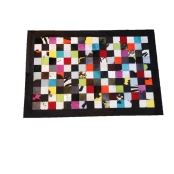 Tapis Patchwork Multicolore Foncé