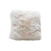 Coussin en Peau de Mouton Blanc Australien