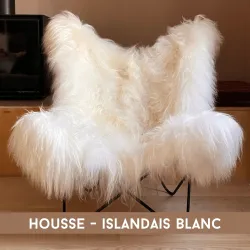 Housse - Fauteuil Butterfly AA en peau de mouton
