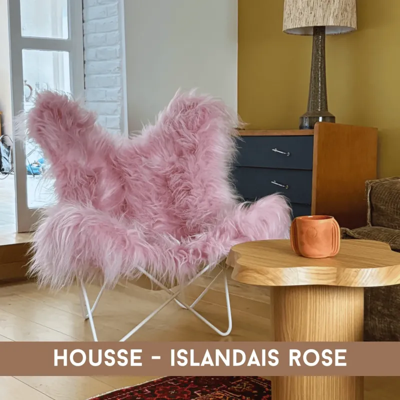 Housse - Fauteuil Butterfly AA en peau de mouton