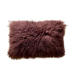 Coussin agneau du Tibet 30×50 – Maison Thuret – Luxe & douceur