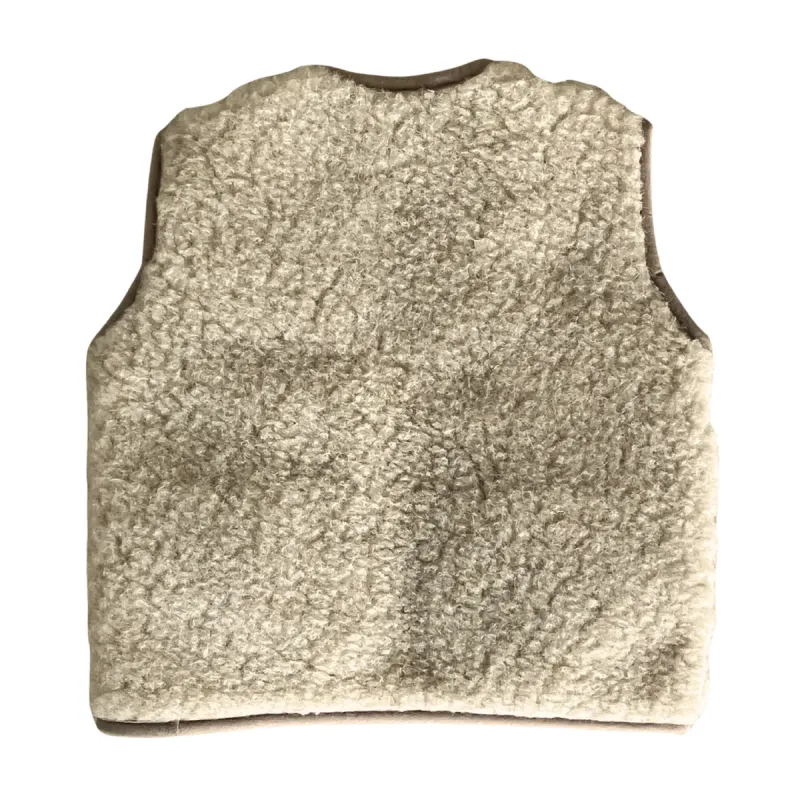 Mouwloos vest van 100% wol