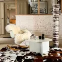 Aangepaste zwart-witte patchwork koeienhuid