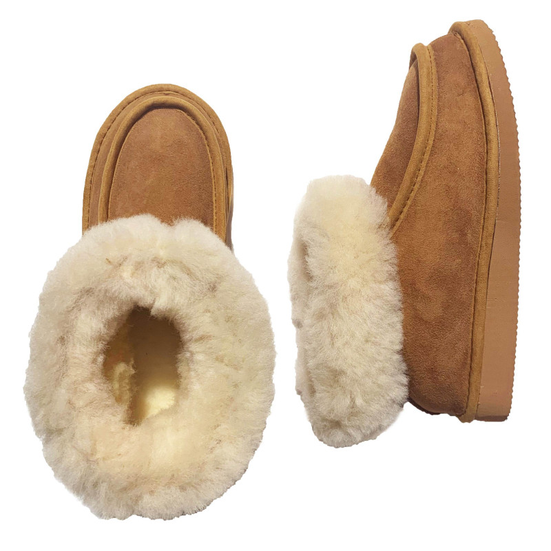 Chaussons en peau de mouton 