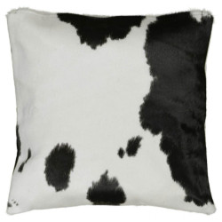 Coussin en peau de vache