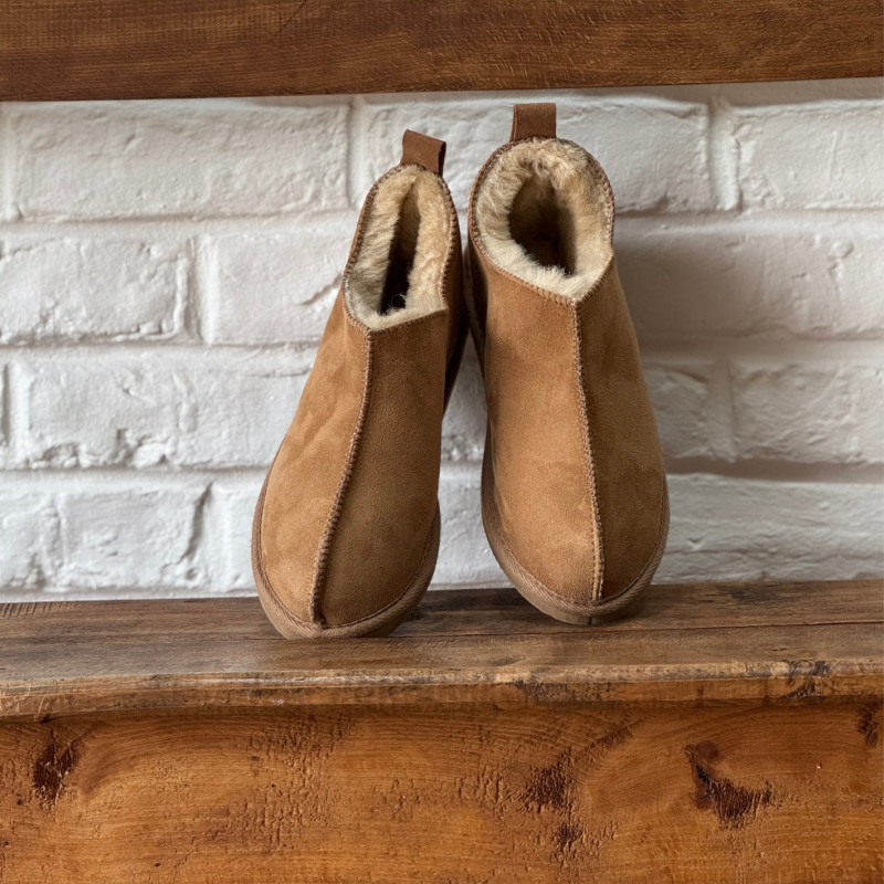 Chaussons en peau de mouton Aladin 