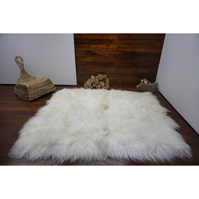 Tapis en peau de mouton islandais sur mesure