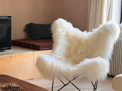 Véritable fauteuil butterfly original et vintage de designer